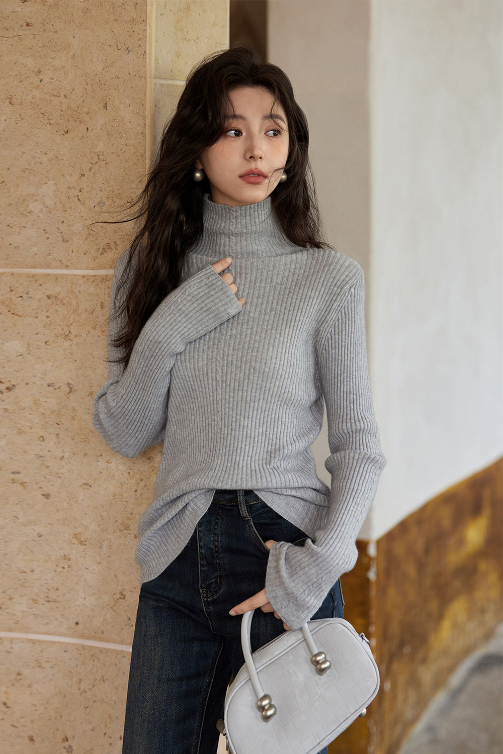 Knitted Bottoming Shirt for Women