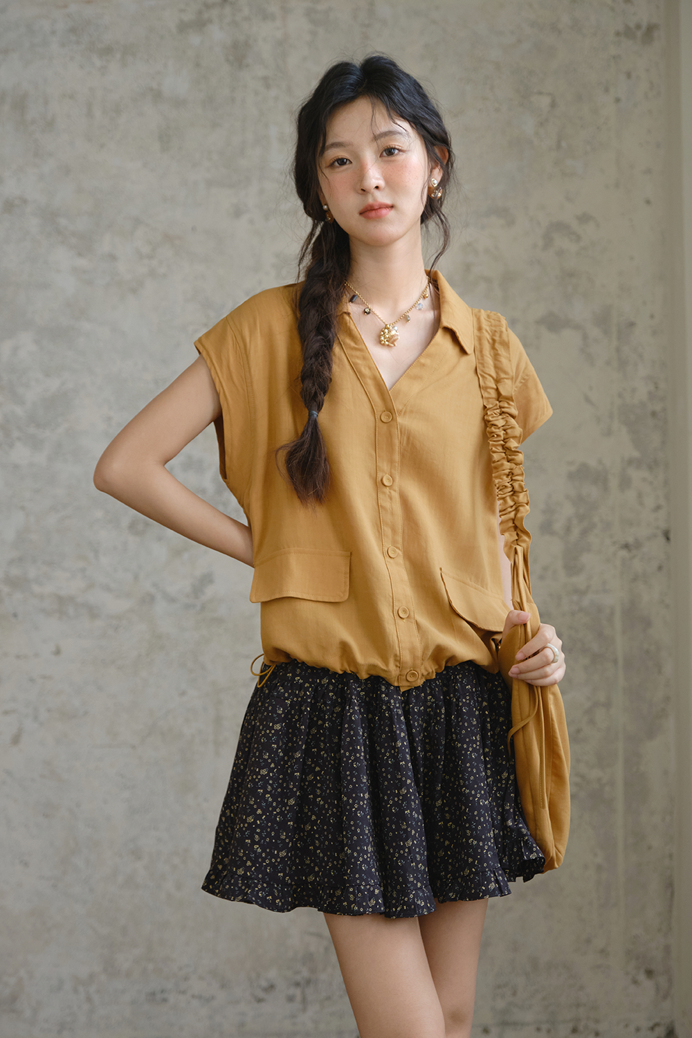 Blouse and Skirt Set