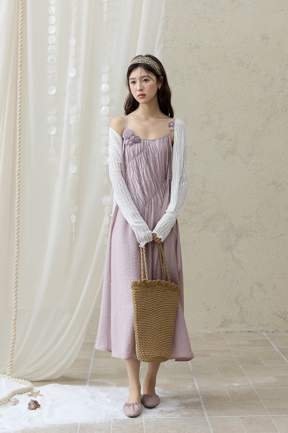 女士細肩帶連身裙